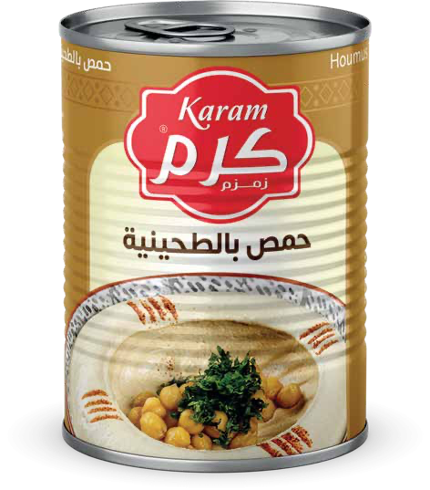 حمص بالطحينة