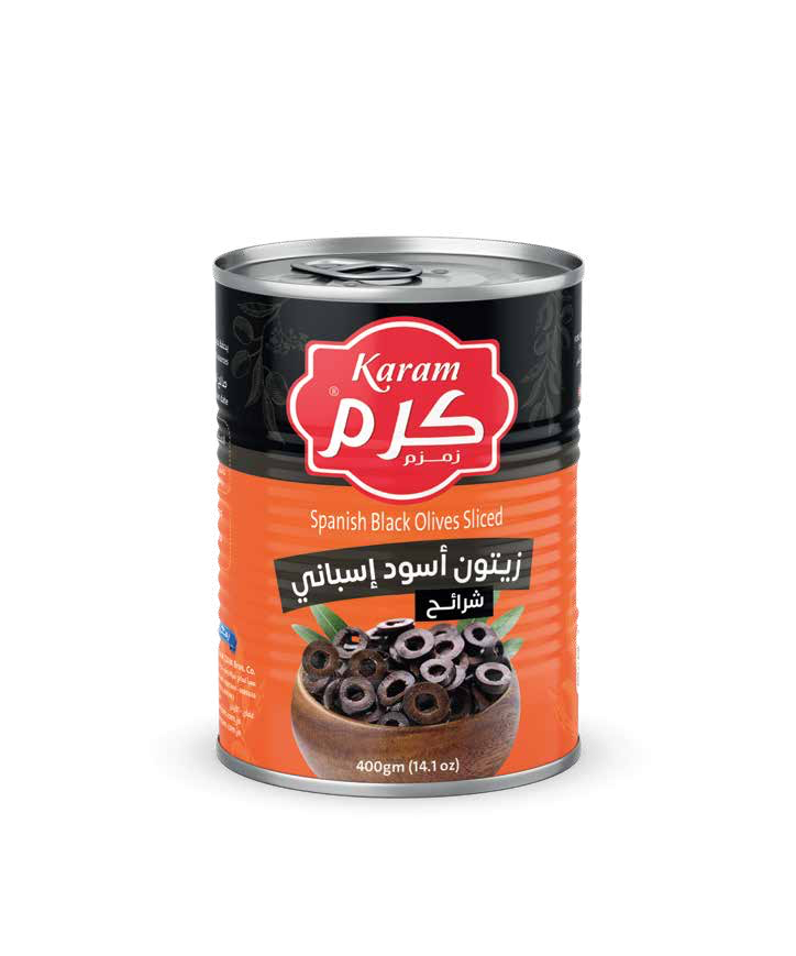 زيتون أسود شرائح