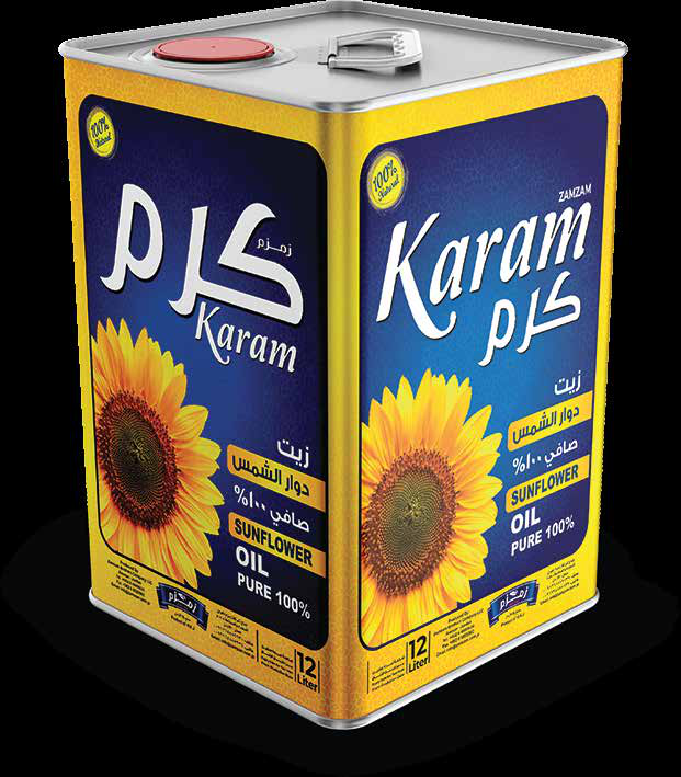 Sunflower oil Karam 3.5L 8L