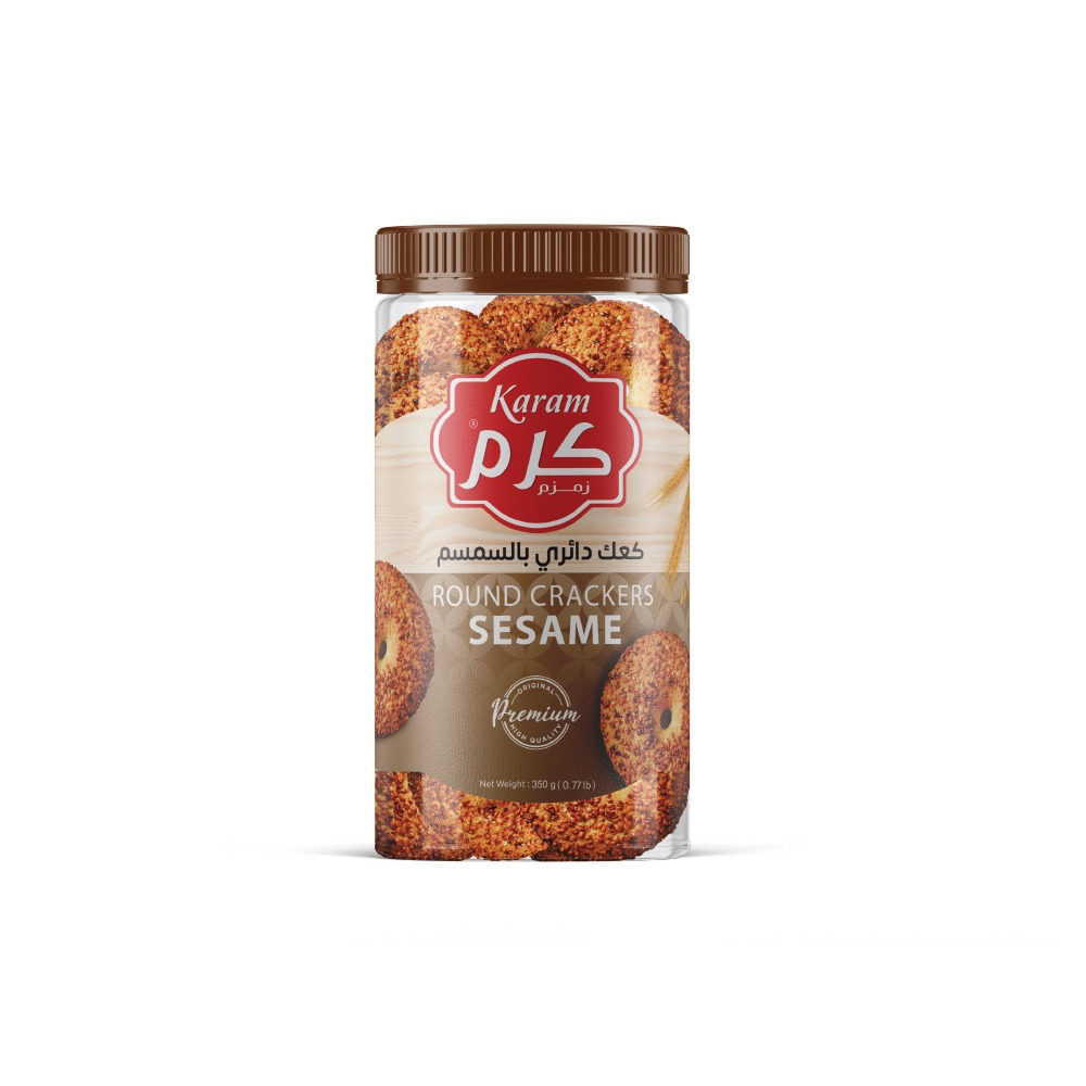 Round Crackers Sesame